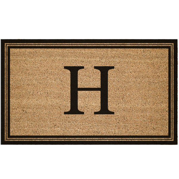 Large Cursive Last Name Coir Doormat