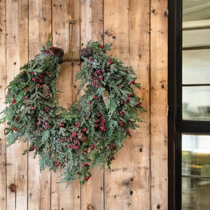 Holiday Frosted Berry Wreath