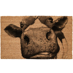 Cow Head Coir Doormat