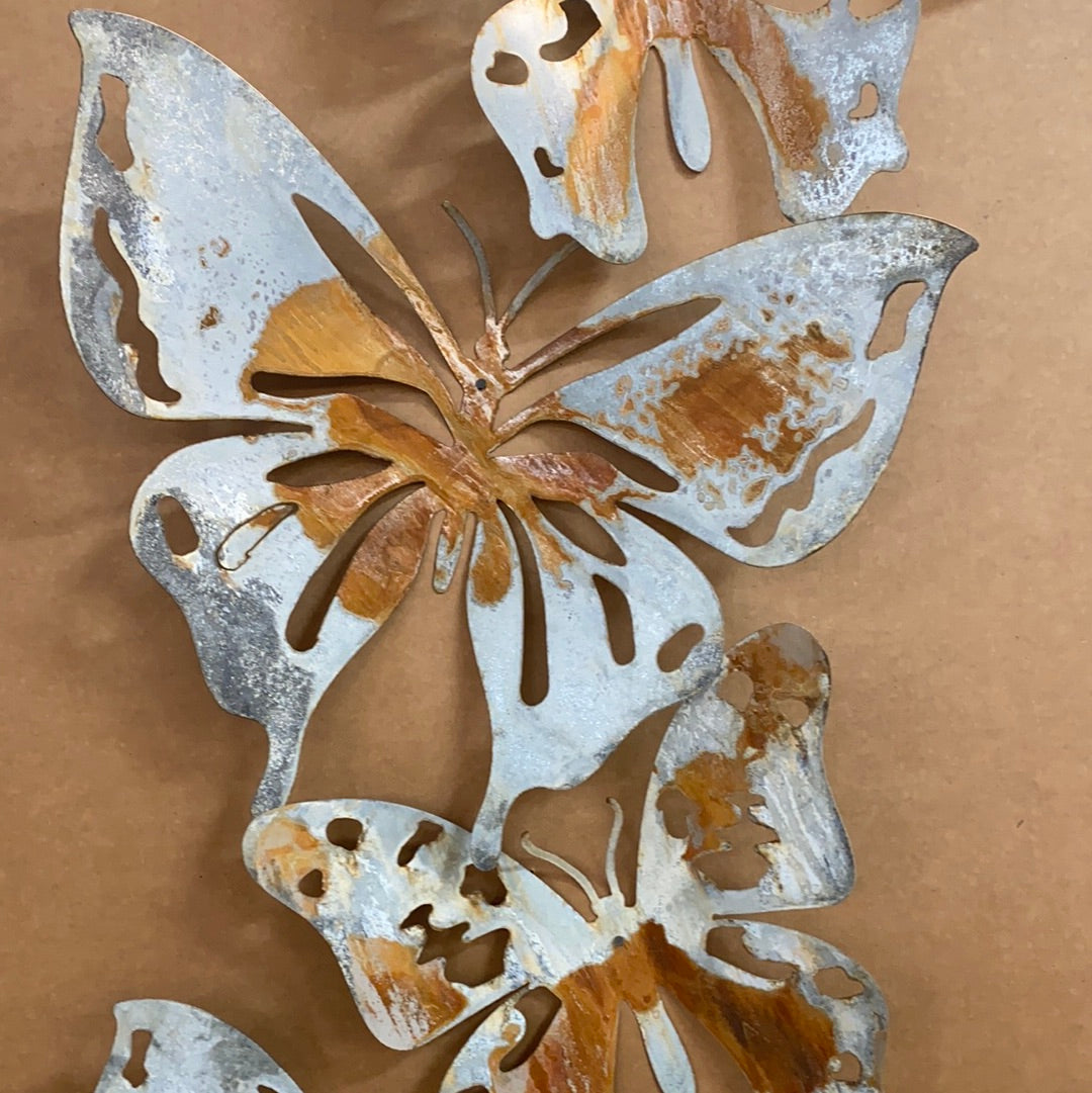 Large Metal Butterflies